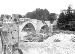 Puente Romnico despus de la Guerra Civil